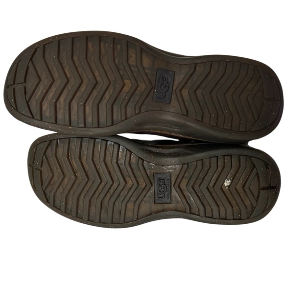 UGG Men’s Size 10.5 Brown Leather Chelsea Boots Pull-On Winter Fall Boot - Picture 8 of 8